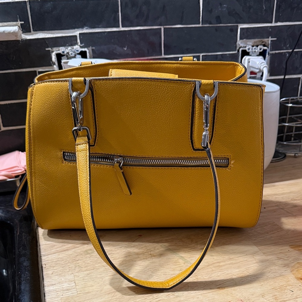 Calvin Klein Collection Mustard Satchel